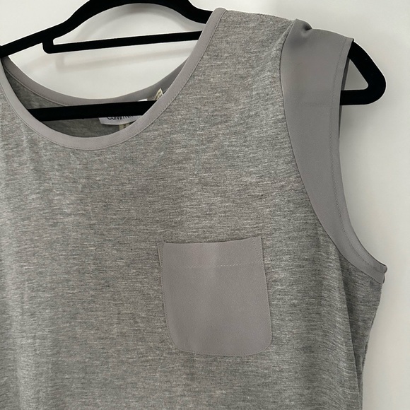 Calvin Klein Gray Sleeveless Top (new) - Picture 3 of 5